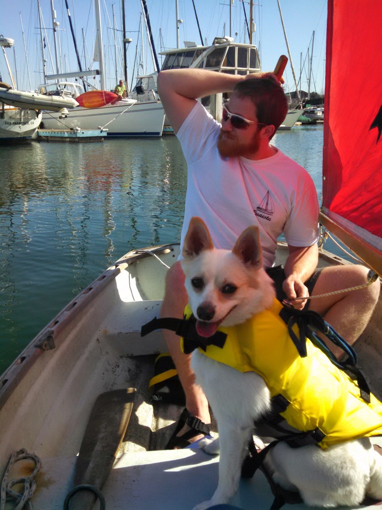 Yuki's first sail